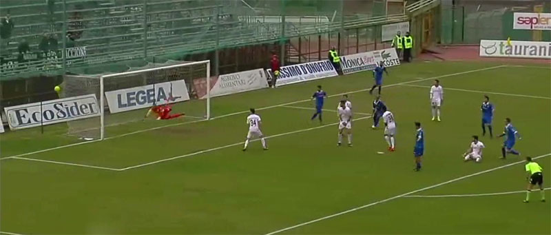 Messina-Paganese 2-0, sconfitta immeritata per i peloritani